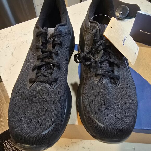 Asics Mens Gel-Cumulus 26 Running Shoes US 13 10118792-003 Black / Black NEW - Picture 6 of 10